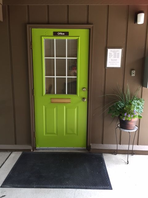The office at Campus View Apartments is located on premises.