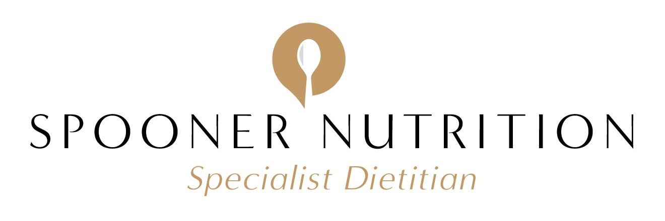 A logo for spooner nutrition specialist dietitian