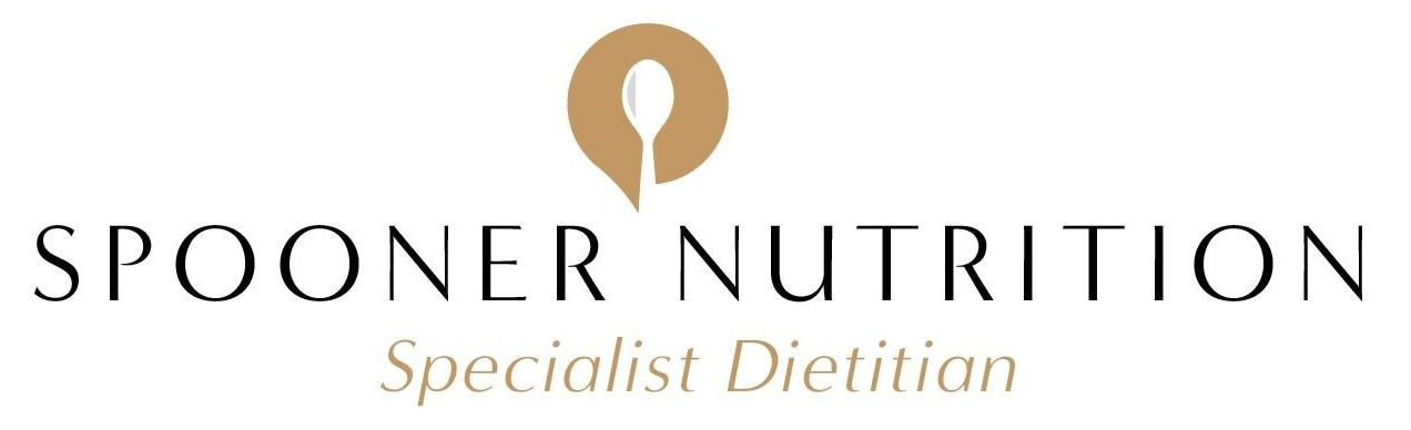 A logo for spooner nutrition is shown on a white background.
