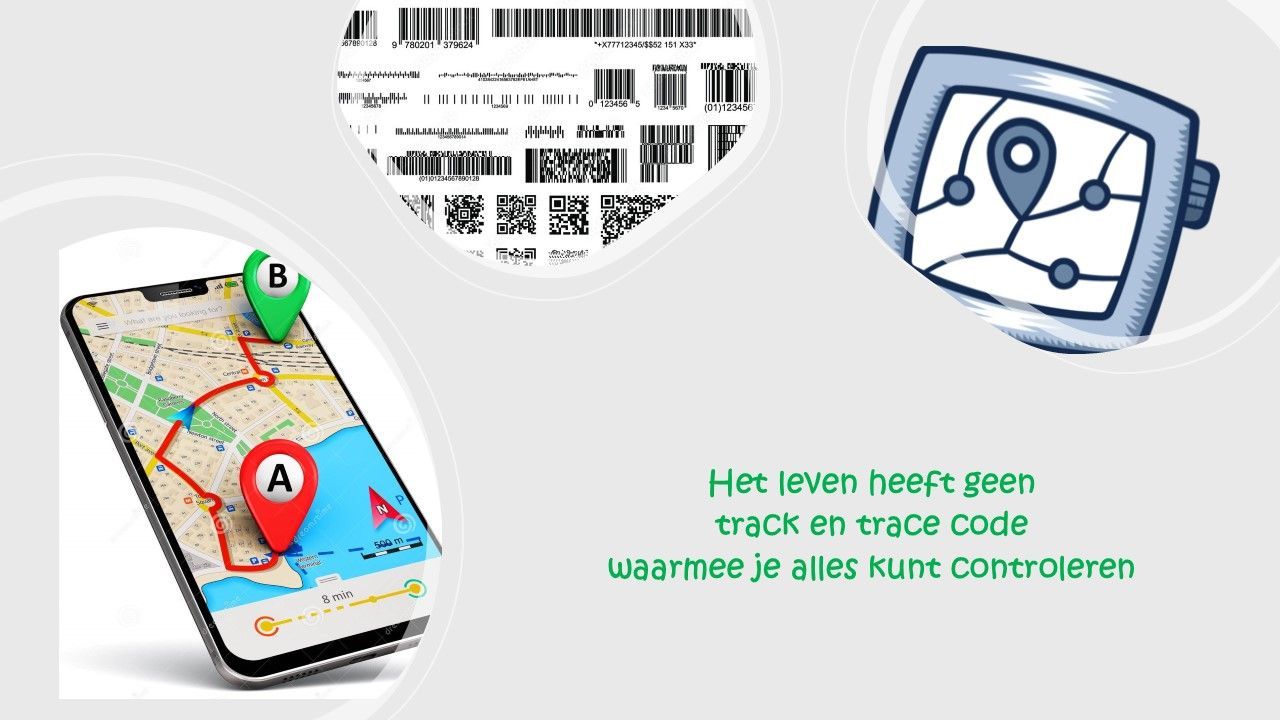 het leven heeft geen track en trace code