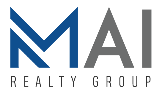 MAI Realty Group logo with blue and gray letters.