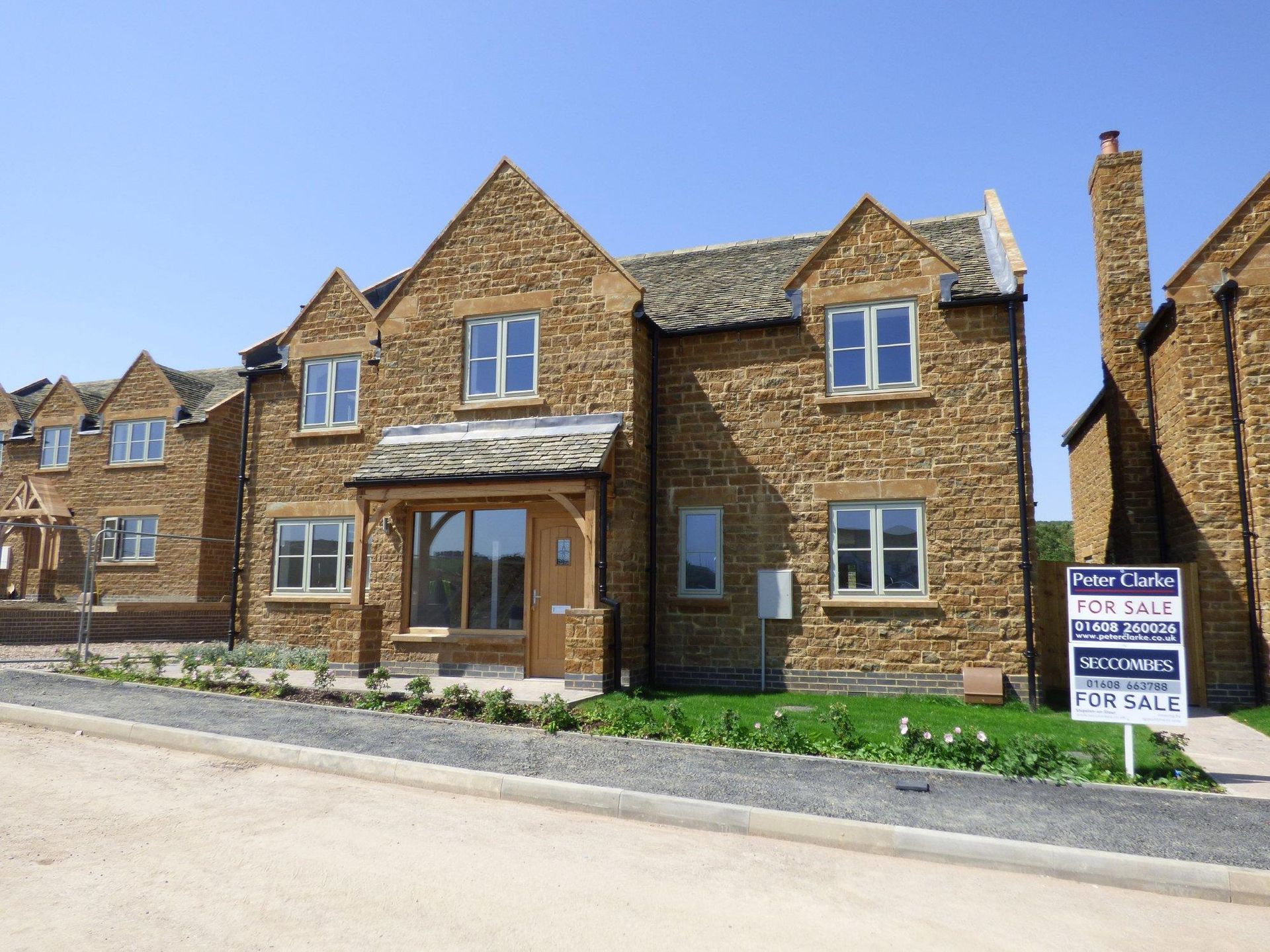 Brailes, A house with a for sale sign in front of it