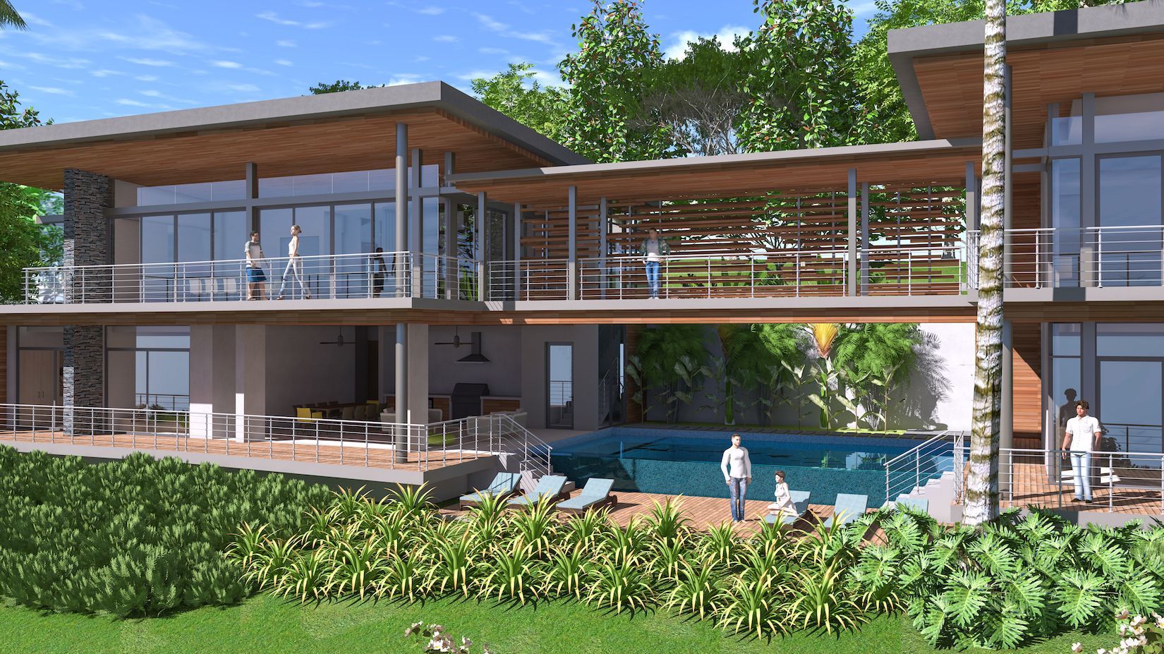 a rendering of sarco's cap limon resort in costa rica