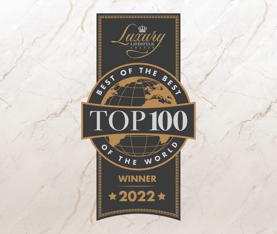 a label that says top 100 of the world winner 2022