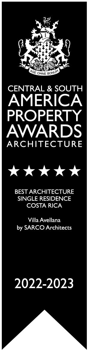a black and white banner for the america property awards