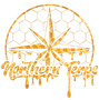 Golden compass logo with honeycomb pattern and dripping "Northern Terps" text.