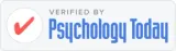 A button that says verified by psychology today