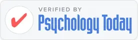 A button that says verified by psychology today