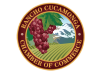 The logo for the rancho cucamonga chamber of commerce