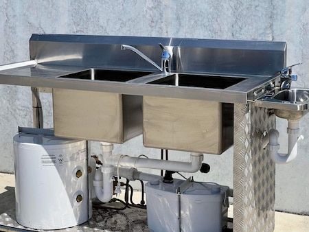 A Portable Handwashing Station — Absoloo Hire Pty Ltd in Wyong, NSW