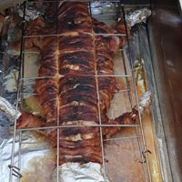 Source: Vic Clevenger Image of whole barbecued alligator
