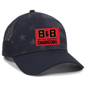 B&B black had with stars on it B&B online swag store