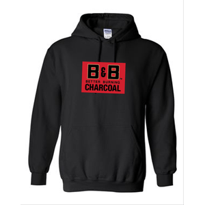 B&B Black Hoodie B&B online swag store