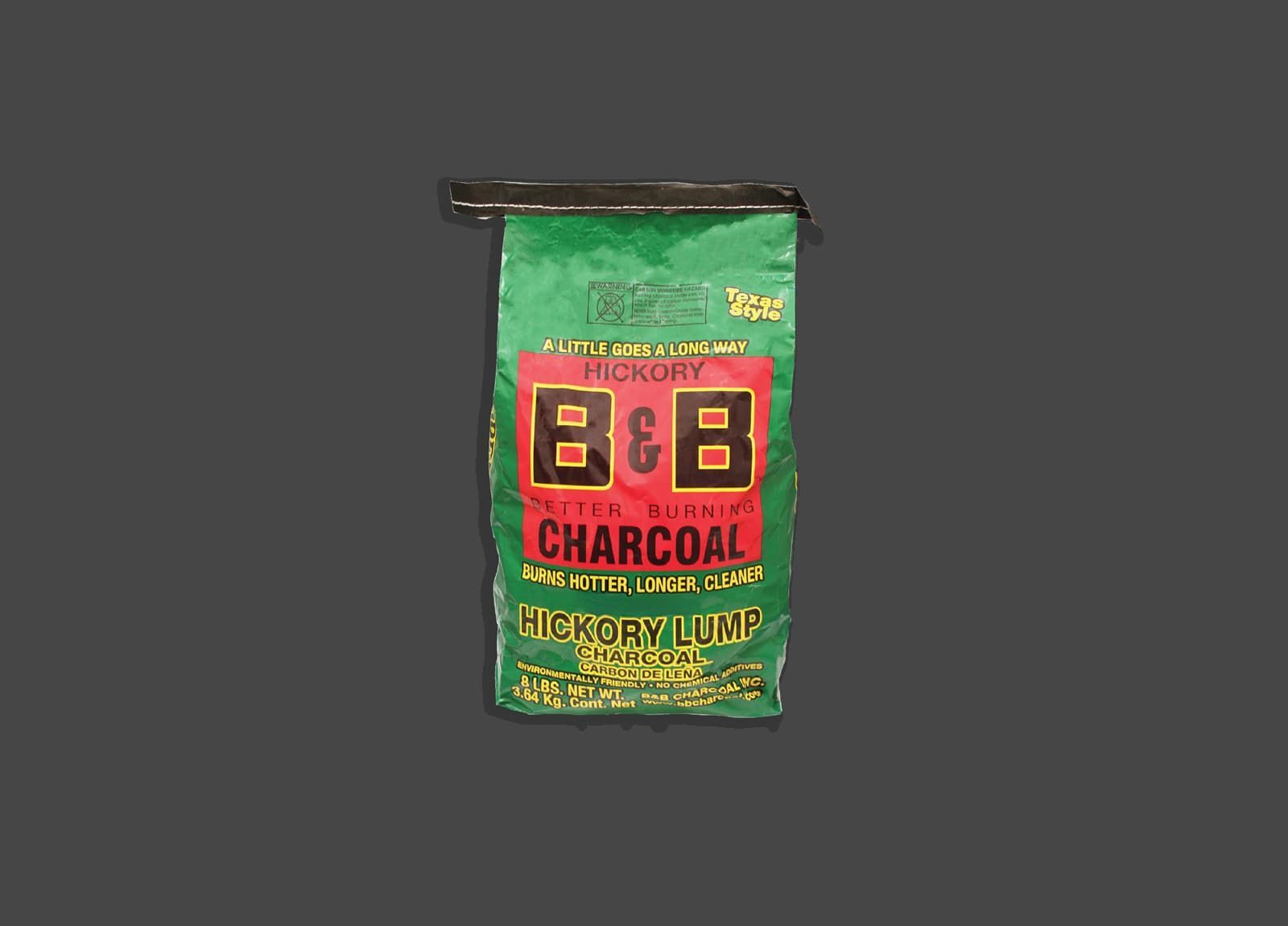 Bag of Hickory Lump Charcoal