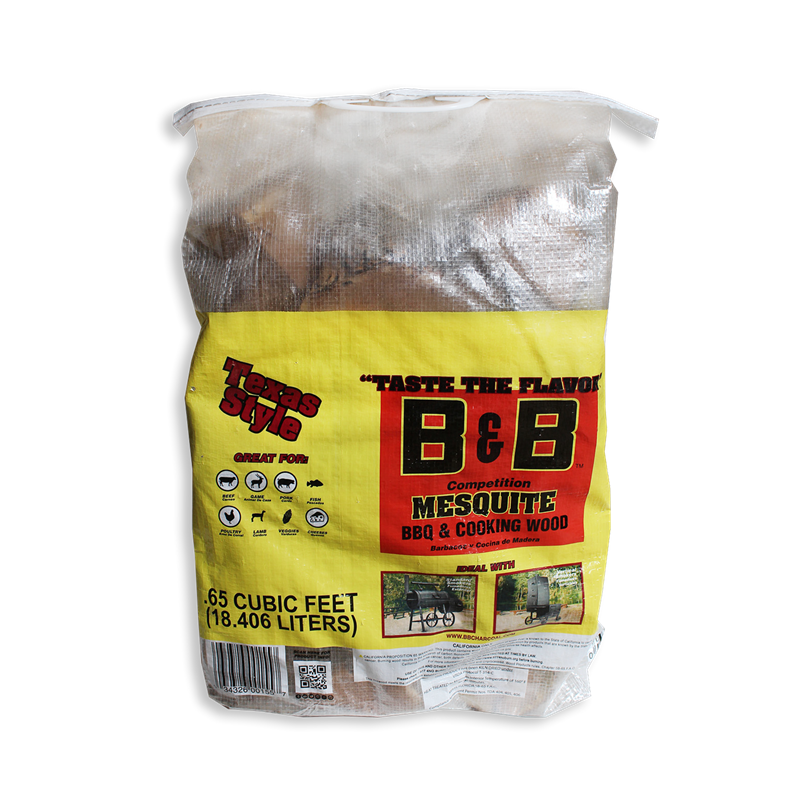 Learn More Bag of B&B Mesquite BBQ & Cooking Wood, bbq wood, wood bbq
