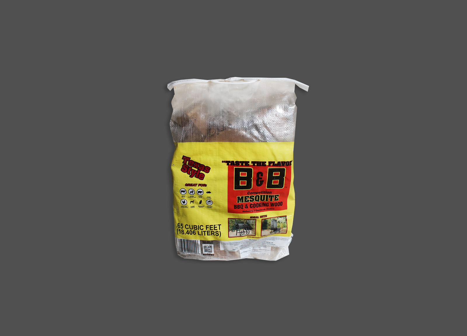 Bag of B&B Mesquite Cooking Wood