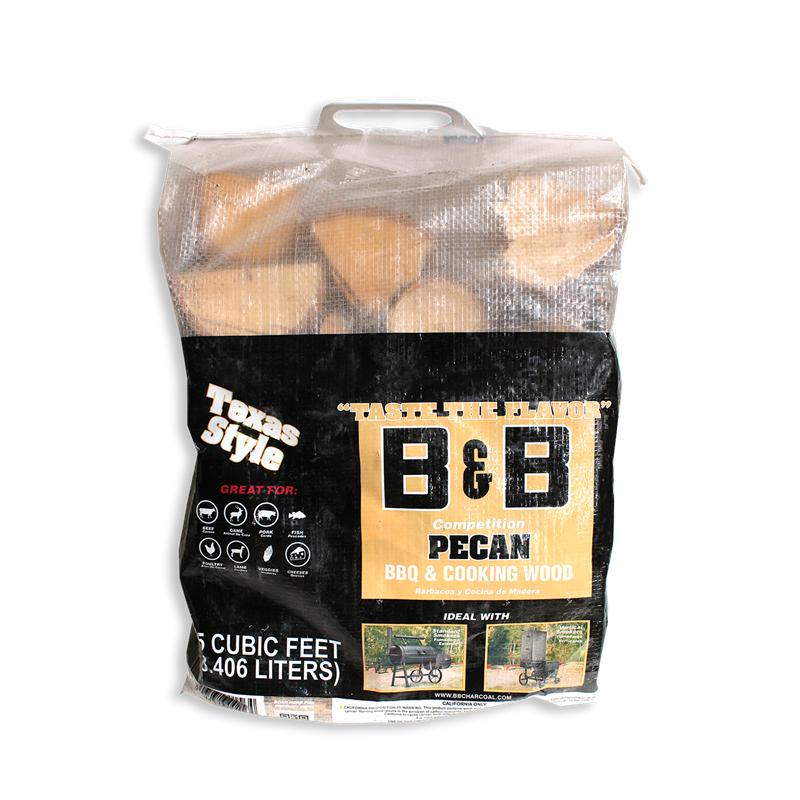 Learn More Bag of B&B Pecan BBQ & Cooking Wood, bbq wood, wood bbq