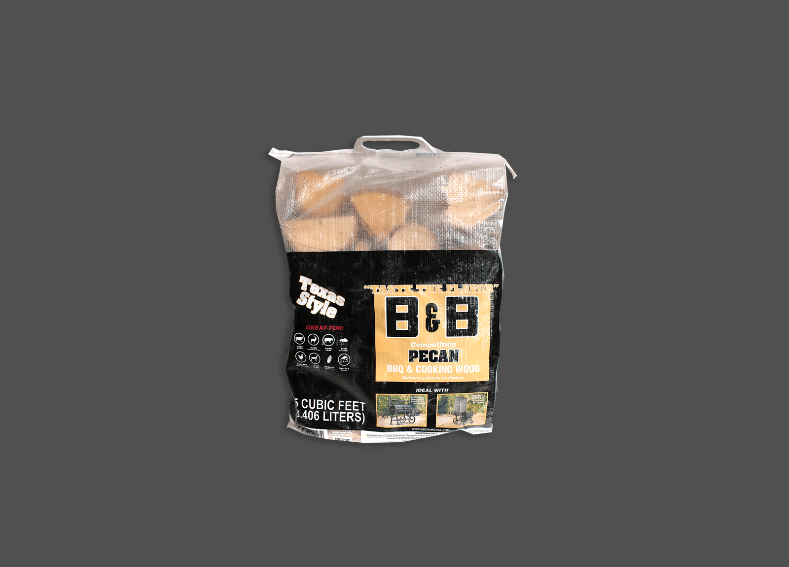 Bag of B&B Pecan Cooking Wood