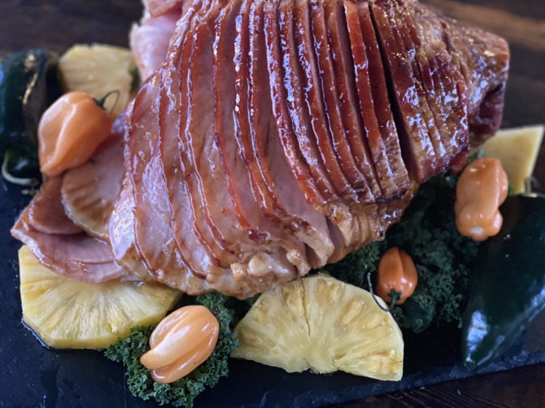 Smoked Ham with Pineapple Habanero Glaze