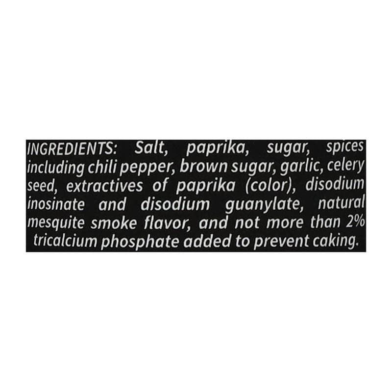 B&B Texas Chicken Scratch chicken rub list of seasoning and ingredients, including spices, dry rub for BBQ chicken