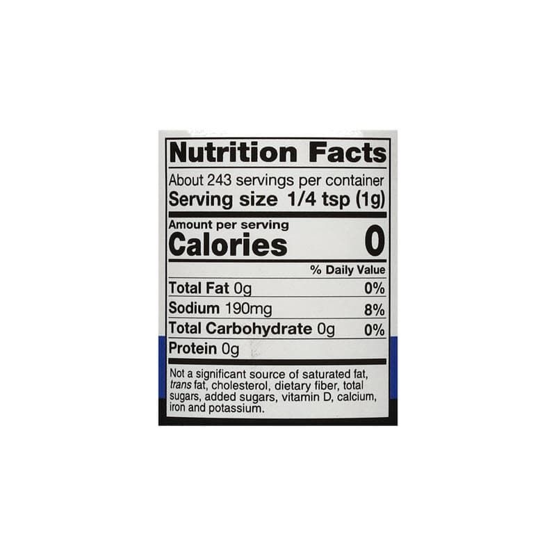 B&B Texas Trinity Season All Rub nutrition facts,  all purpose seasoning