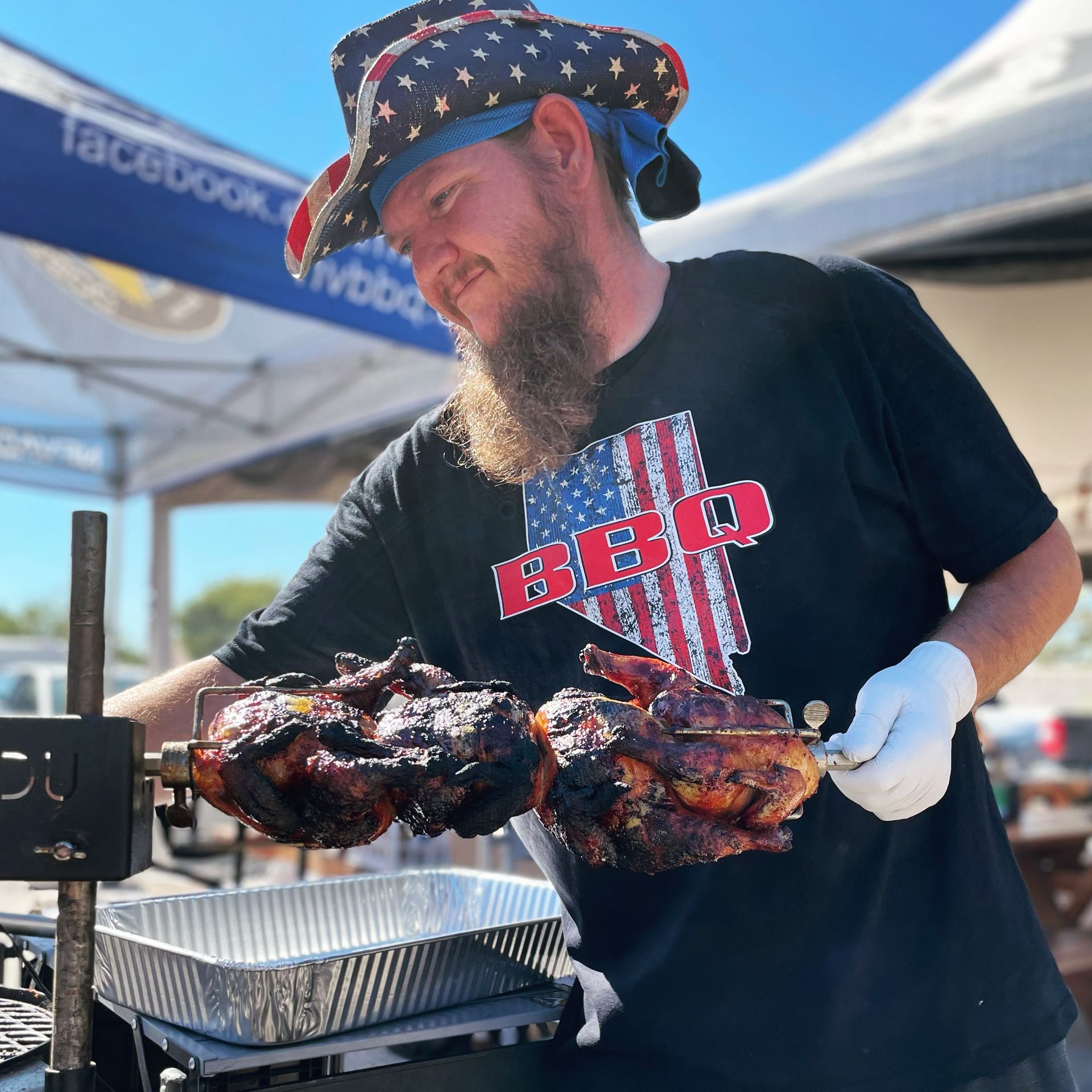 B&B Team Member Travis Barr pitmaster of All Up in My Grill bbq team