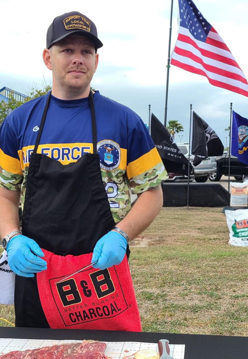 B&B Team pitmaster Tyler Woolverton