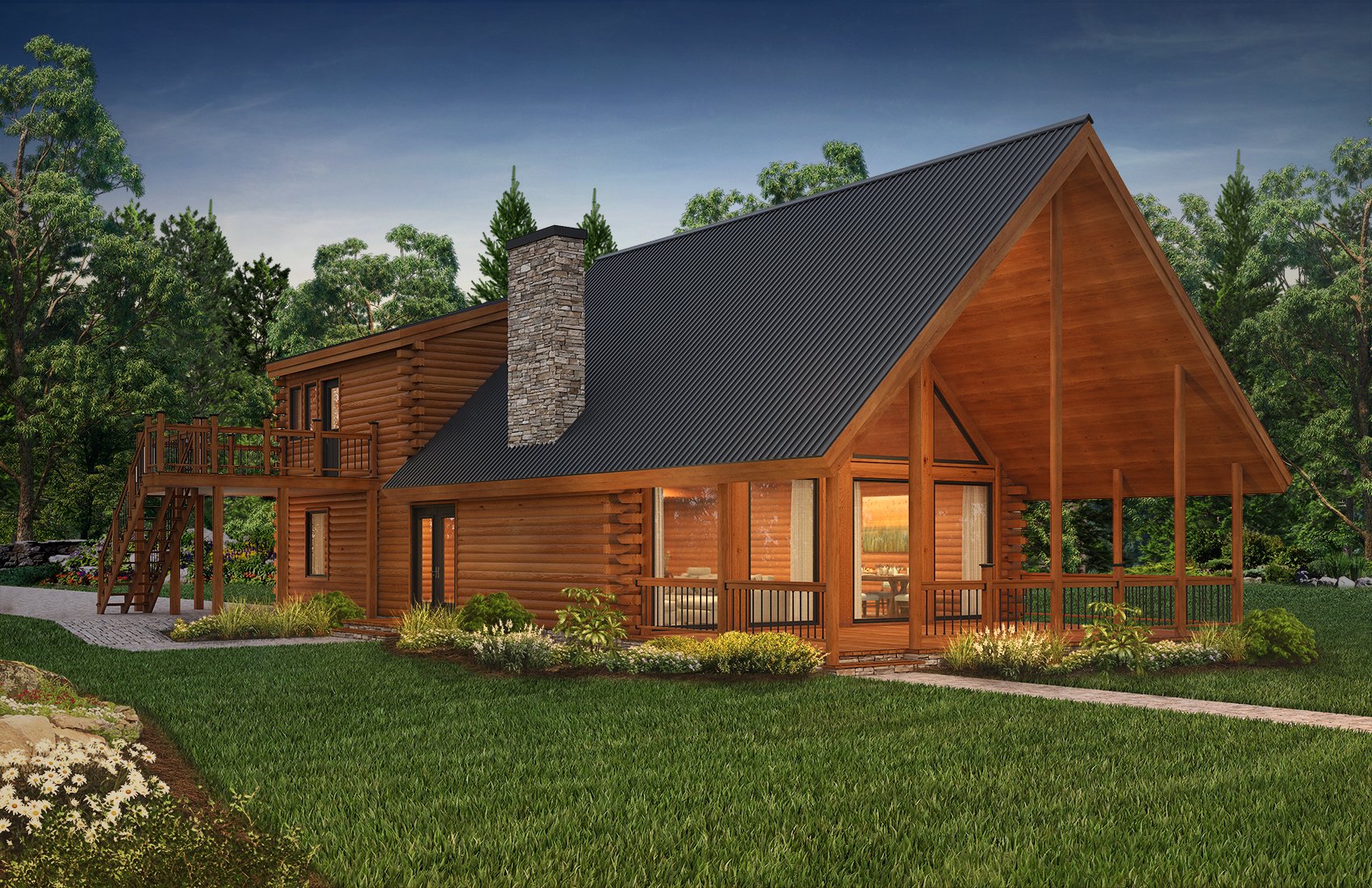 Plans Young's Cedar Log Homes