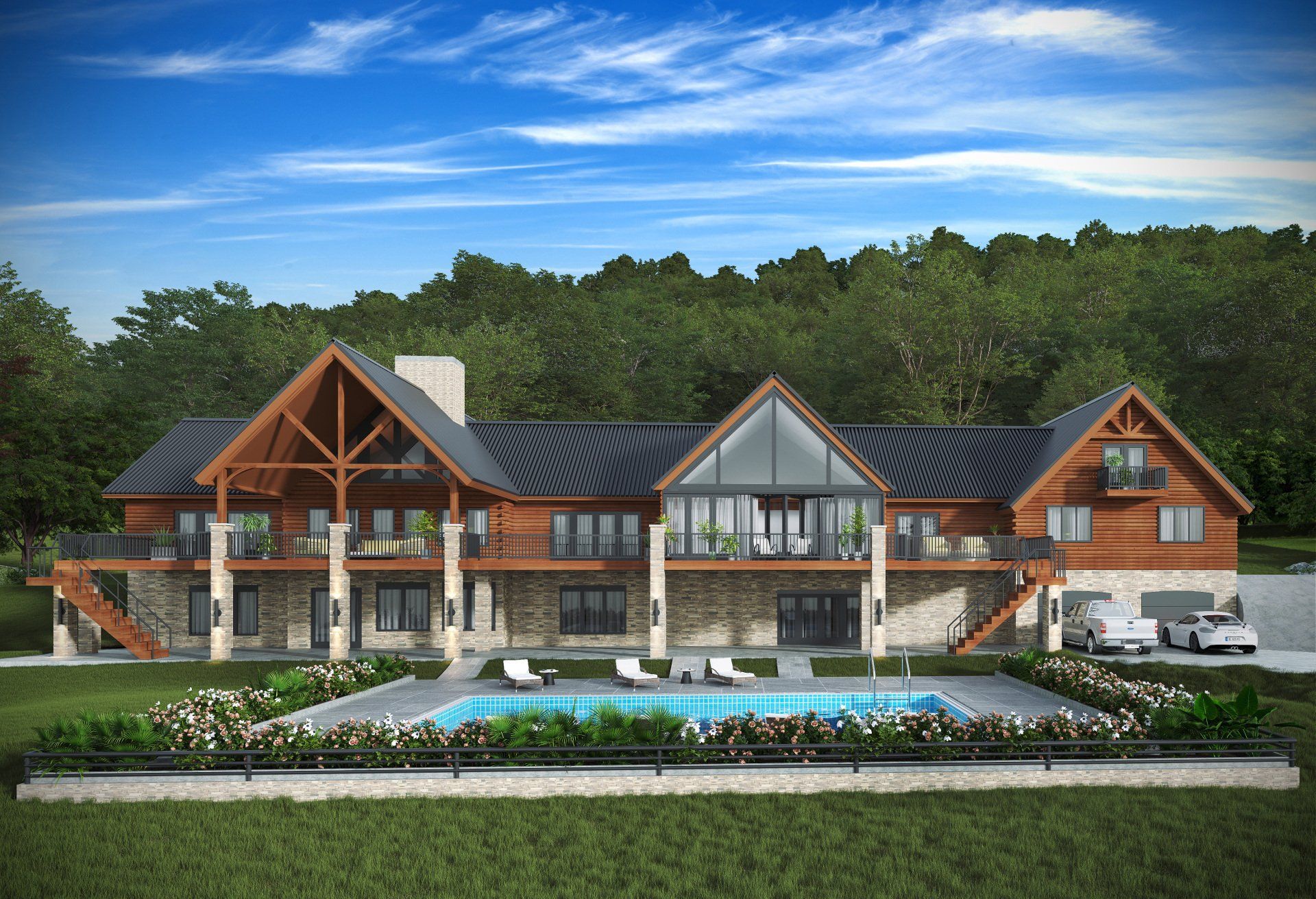 How to Find the Best Location for Luxury Log Homes in Western PA | Young's Cedar Log Homes