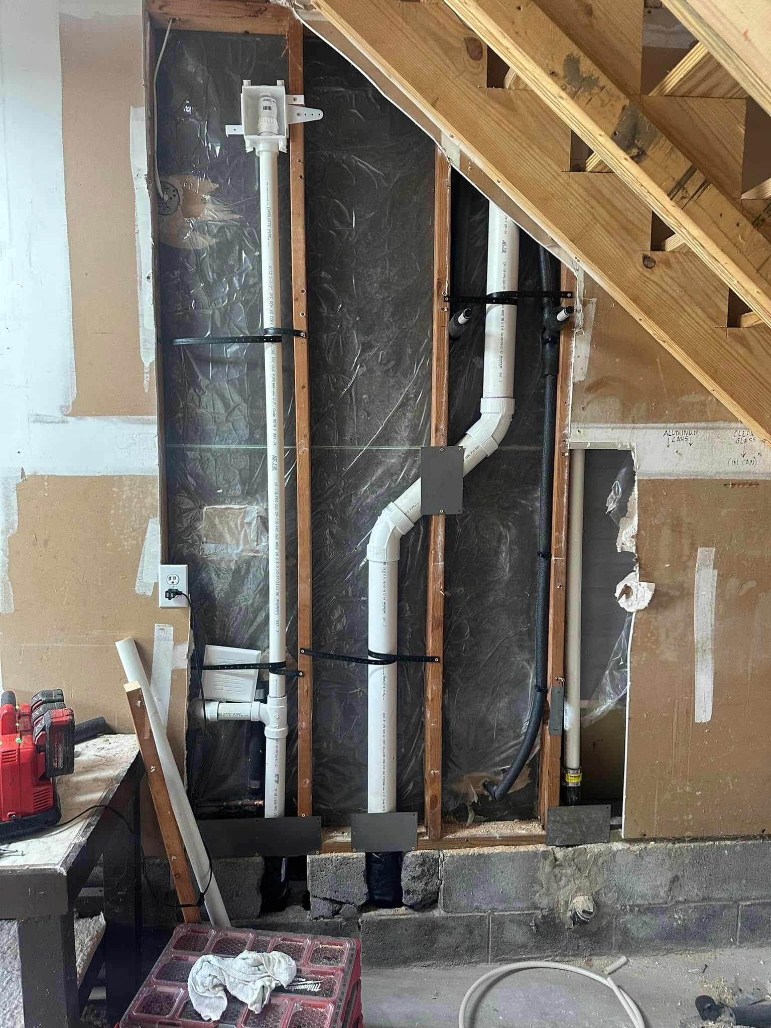 Bayview plumber inspecting a residential sink