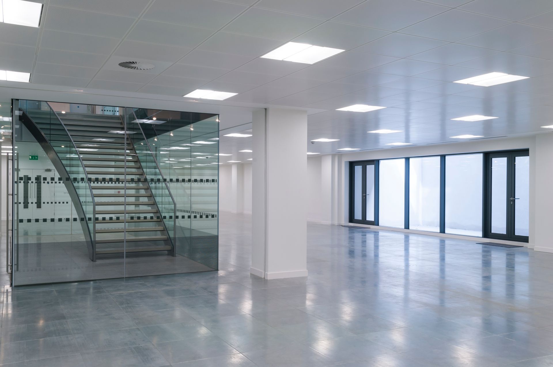 Empty Modern Office Space — Tampa, FL — A&A's Complete Services, Inc.