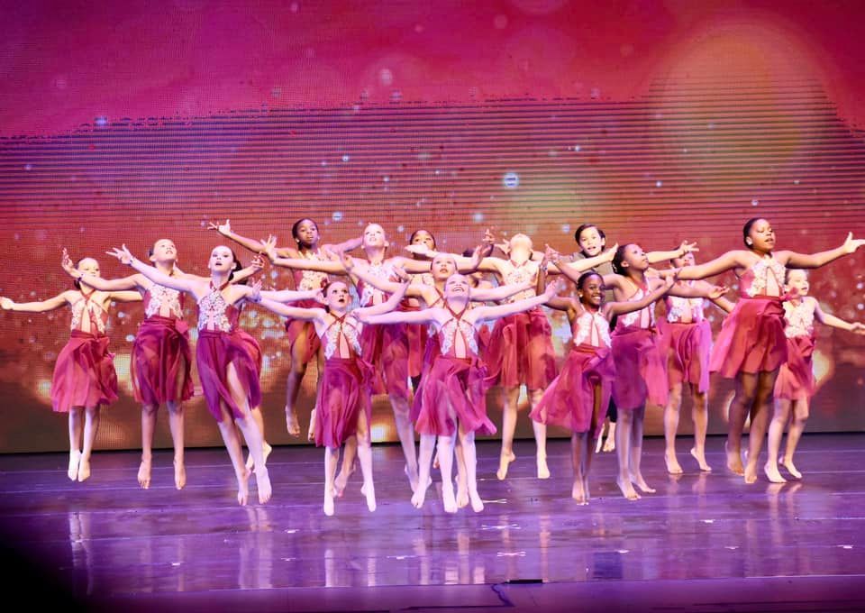 Lyrical dancers at the 2024 dance showcase