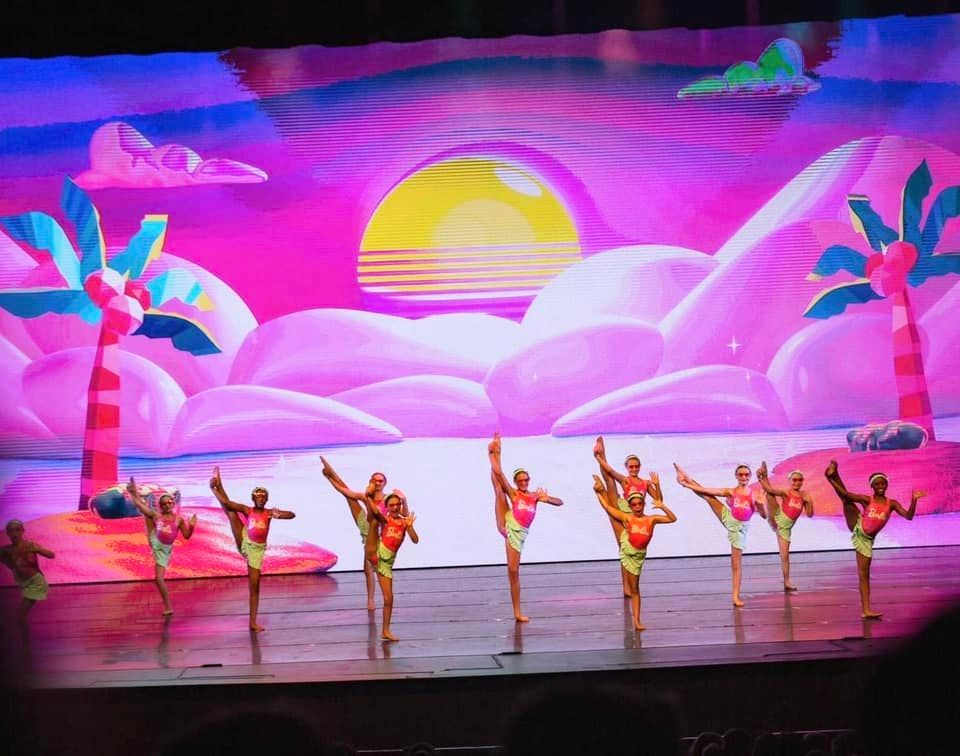Jazz dancers at the 2024 dance showcase