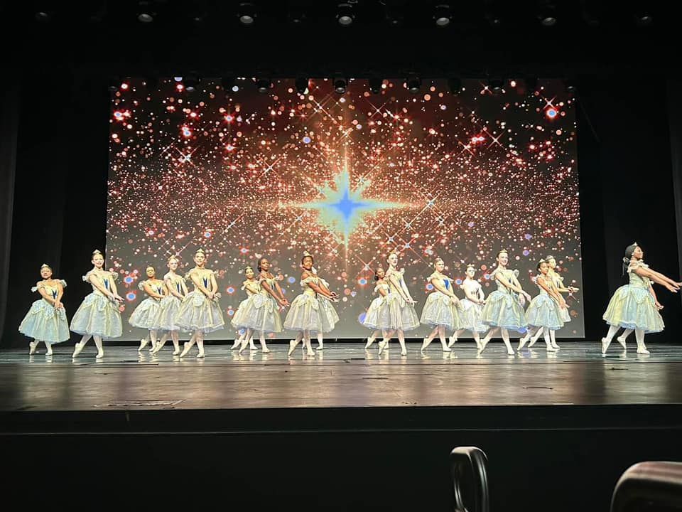 Ballet dancers performing at the 2024 dance showcase