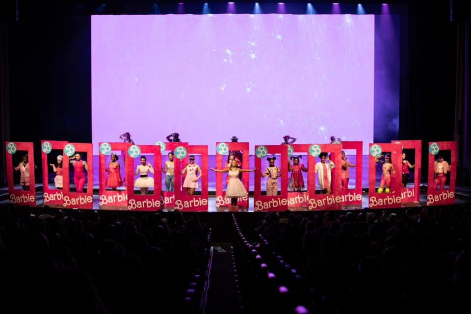 2024 dance showcase Barbies in boxes