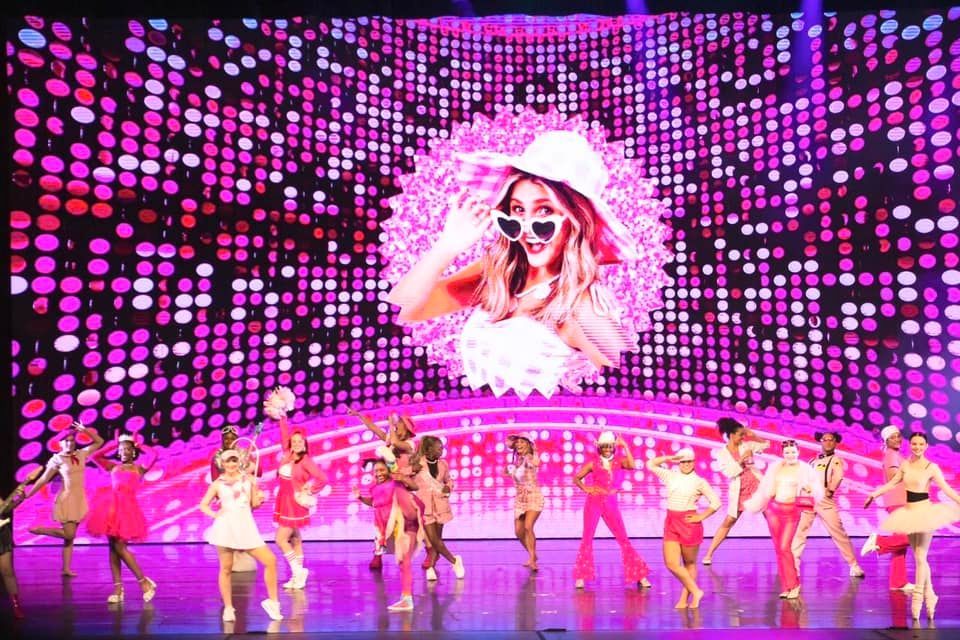 2024 dance showcase Barbies on stage