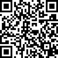 Black-and-white QR code centered on a white background
