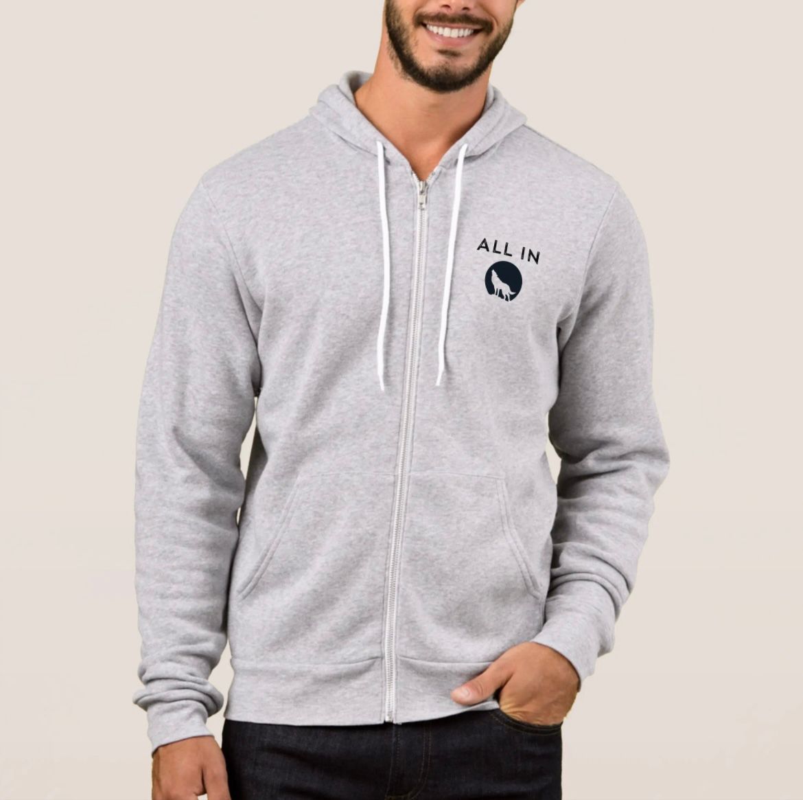 HOODY WITH ALL IN LOGO