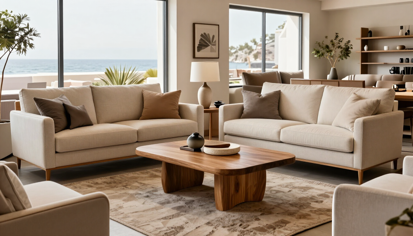 Muebles americanos en Iquique en showroom elegante