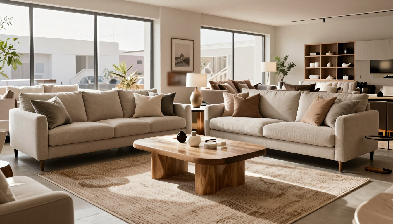 Showroom de muebles americanos en Iquique
