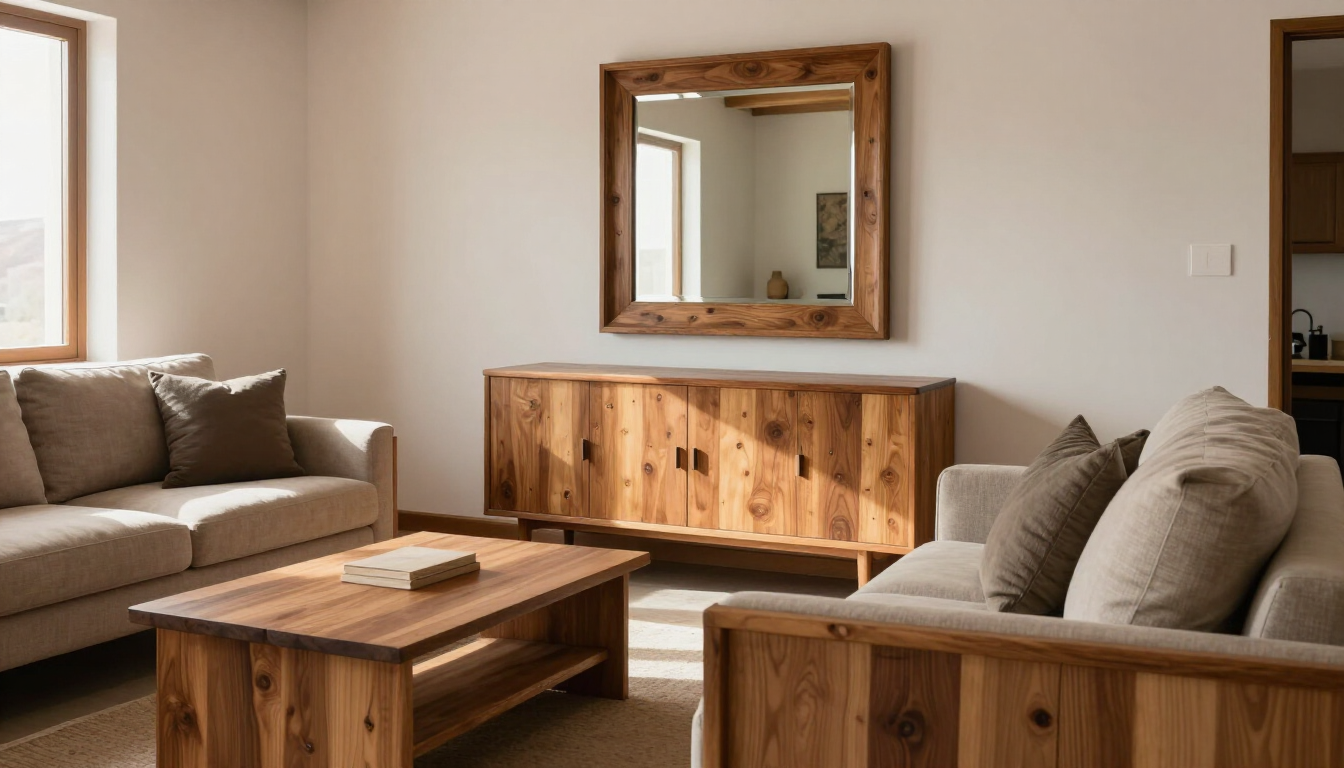 Ambiente de hogar terminado con muebles importados y decoración sofisticada