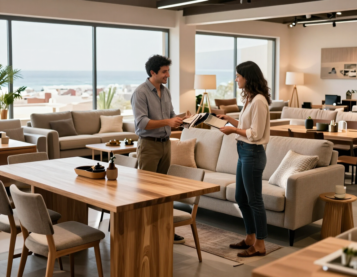 Asesoría cercana para elegir muebles y decoración del hogar