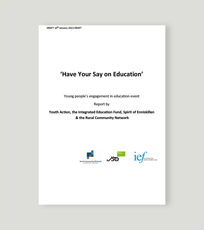 Have Your Say on Education