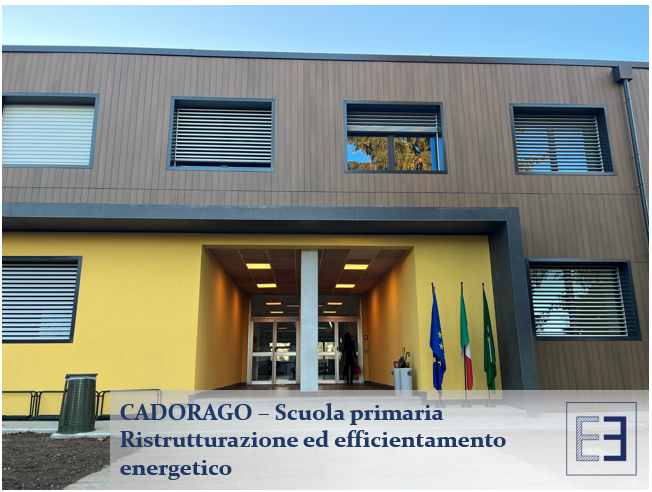 Edificio scolastico con insegna 