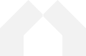 White abstract house shape.