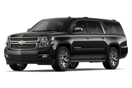 Black Chevrolet Suburban SUV.