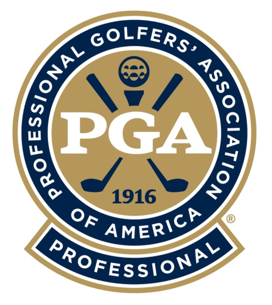 The logo for the professional golfers association of america