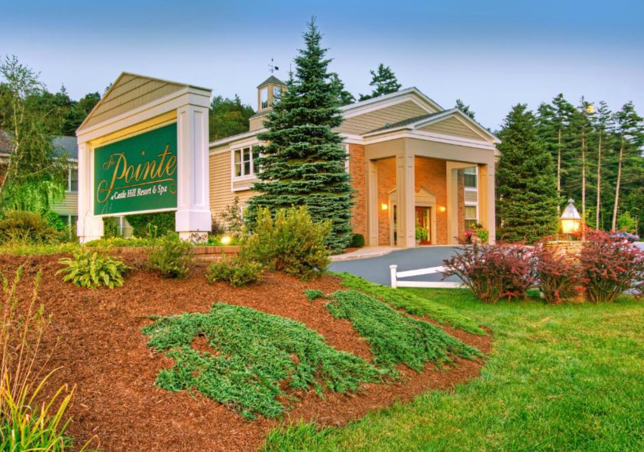 A large building with a sign that says private on it