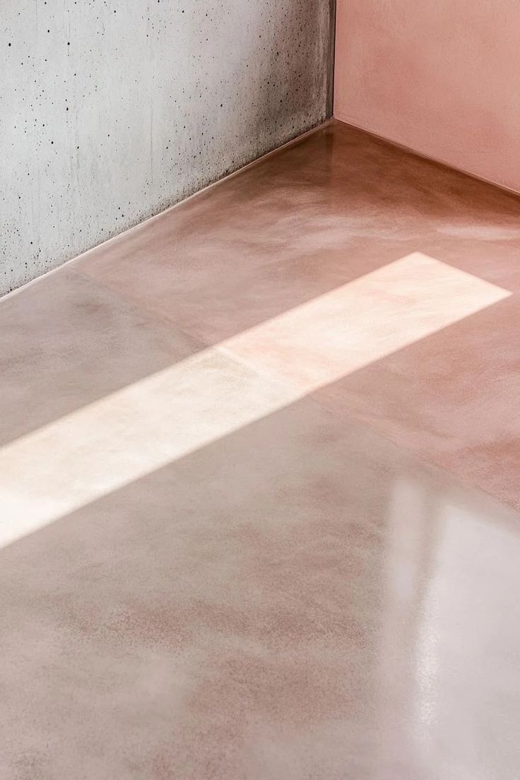 Sunlit Pink Concrete Corner With A White Wall — Everyday Interiors in Helensburgh, NSW