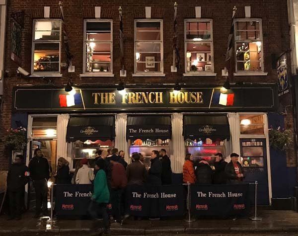 The French House in Soho London The French House in Soho London
